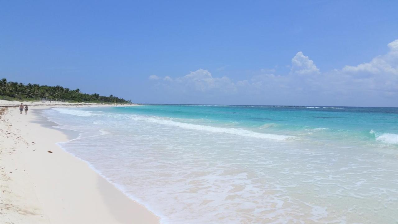 Riviera Maya Luxury Oceanfront Condo Akumal Exterior foto